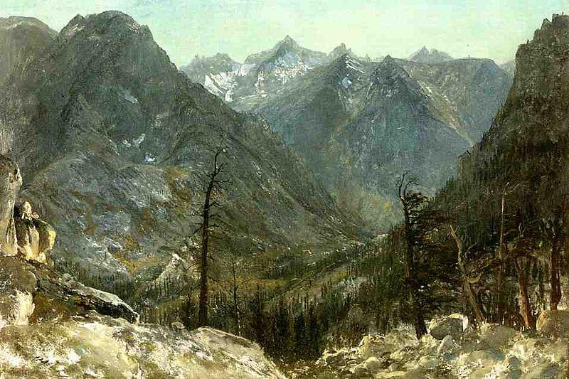 Albert Bierstadt The_Sierra_Nevadas oil painting image